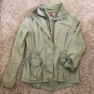 Olive green demin looking jacket